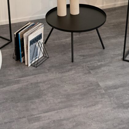 Виниловая плитка Vinilam Ceramo XXL Stone 71616 Цемент серый