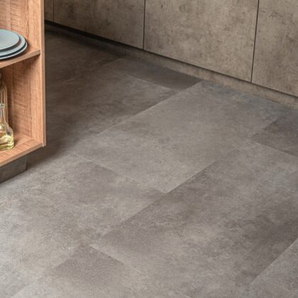 Виниловый ламинат Vinilam Ceramo Stone 71610 Цемент Стальной