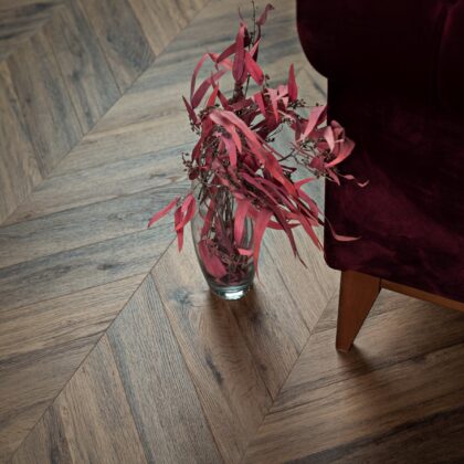 Виниловый ламинат Vinilam Parquet Chevron I107516 Шеврон Лувр