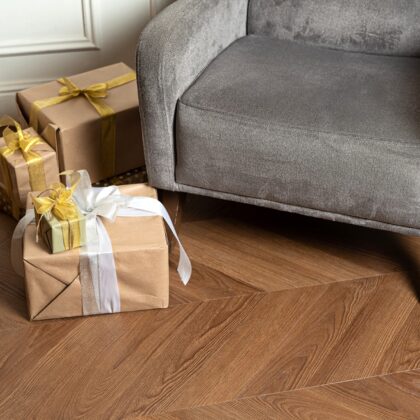 Виниловый ламинат Vinilam Parquet Chevron I1651102 Шеврон Плезир