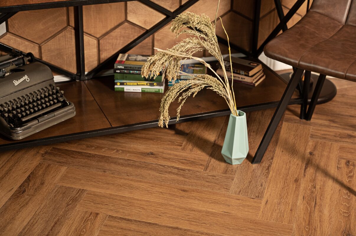 Виниловый ламинат Винилам / Vinilam Parquet Herringbone IS11210 Паркет ...