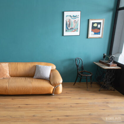 Кварц-виниловый ламинат Vinilam Cork Premium 33037 Дуб Кадис