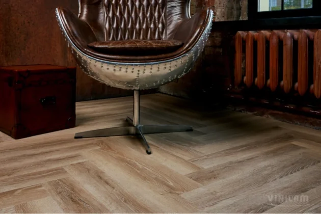 Купить Кварц-виниловая плитка Vinilam Parquet Herringbone Glue IS11166 Паркет Классический. С доставкой по России. Самовывоз со склада в Москве.