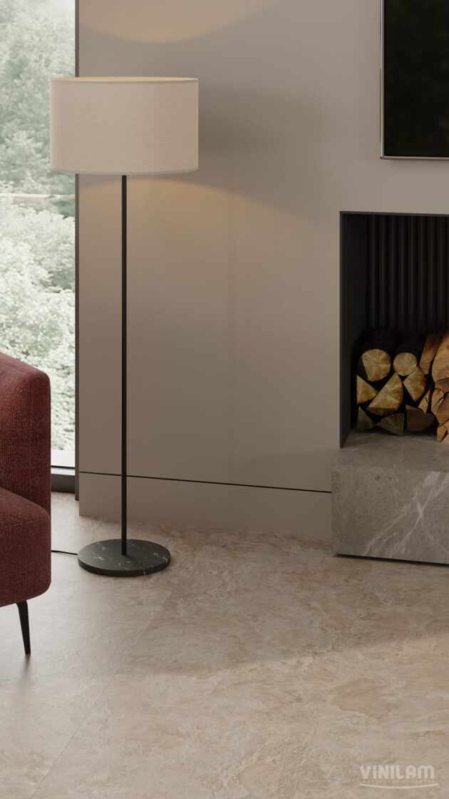 Кварц-виниловый ламинат Vinilam Ceramo Stone 81222 Аравийский камень