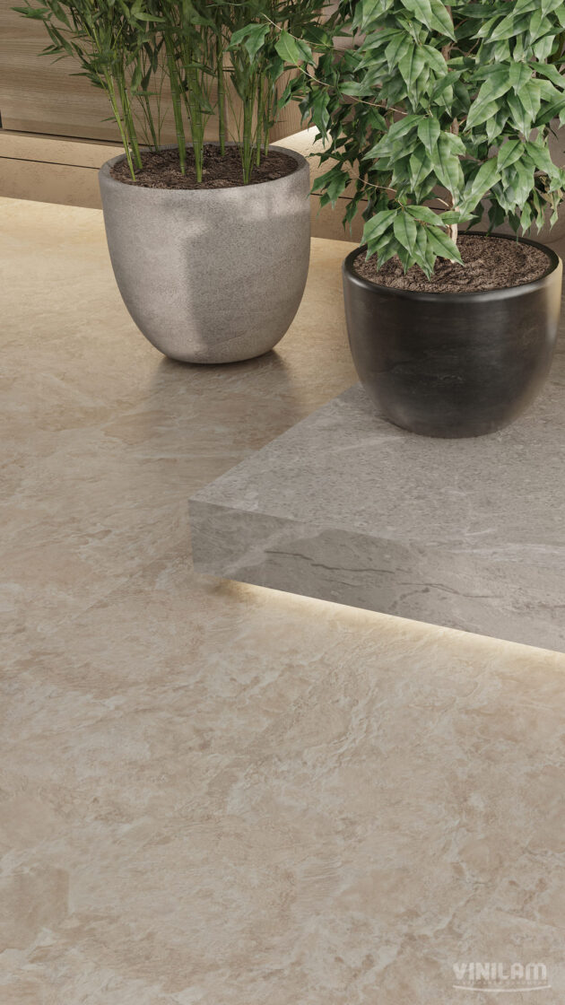 Кварц-виниловый ламинат Vinilam Ceramo Stone 81222 Аравийский камень