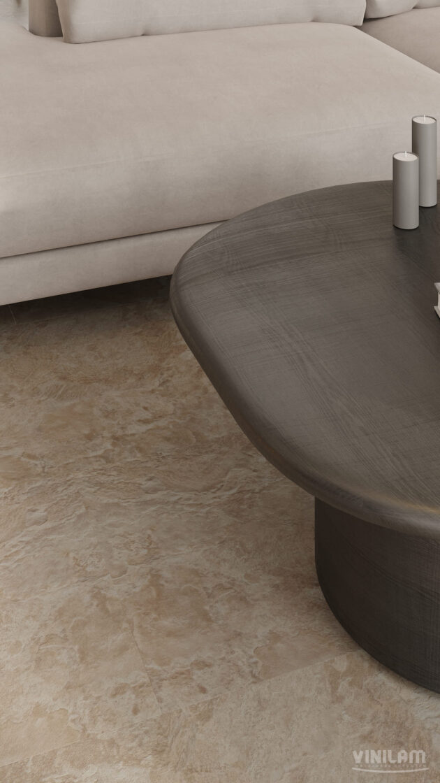 Кварц-виниловый ламинат Vinilam Ceramo Stone 81222 Аравийский камень