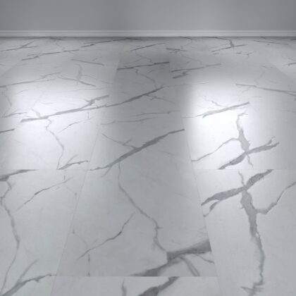 Кварц-виниловый ламинат Vinilam Ceramo Stone 87999 Греческий мрамор