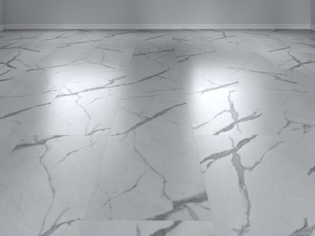 Кварц-виниловый ламинат Vinilam Ceramo Stone 87999 Греческий мрамор