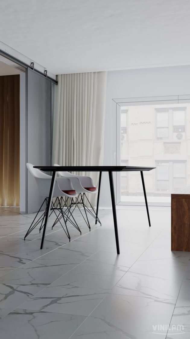 Кварц-виниловый ламинат Vinilam Ceramo Stone 87999 Греческий мрамор