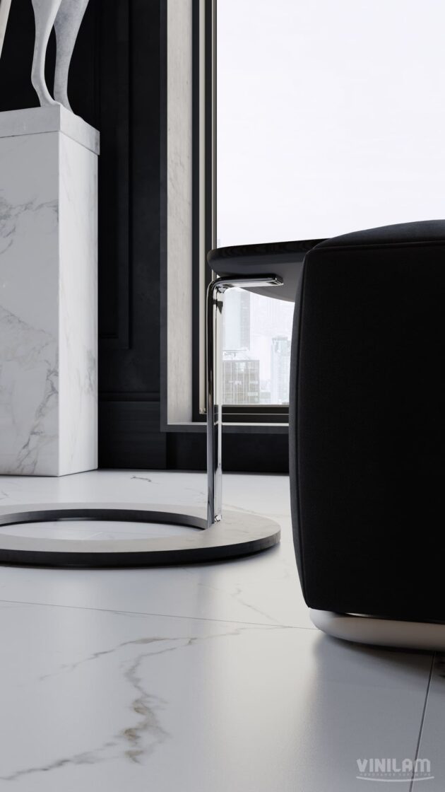Кварц-виниловый ламинат Vinilam Ceramo Stone 83444 Итальянский мрамор