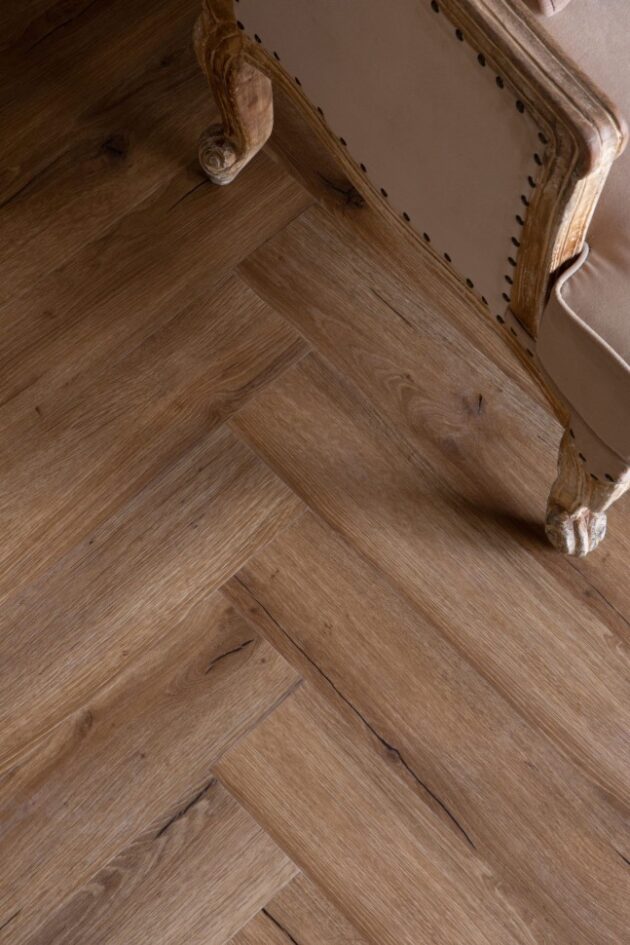 SPC ламинат Vinilpol Herringbone 9933 Паркет Франческо