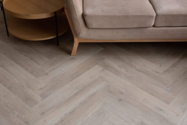 SPC ламинат Vinilpol Herringbone 9944 паркет Палладио